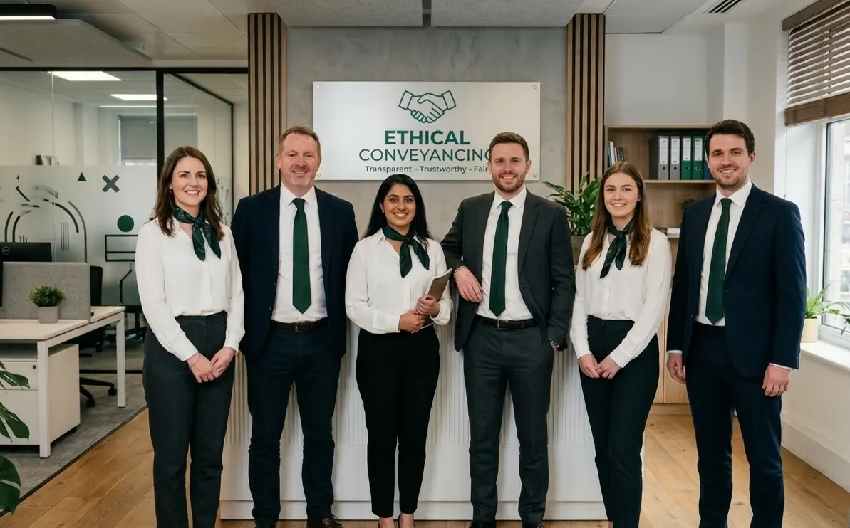 Professional working at a desk — the Ethical Conveyancing team